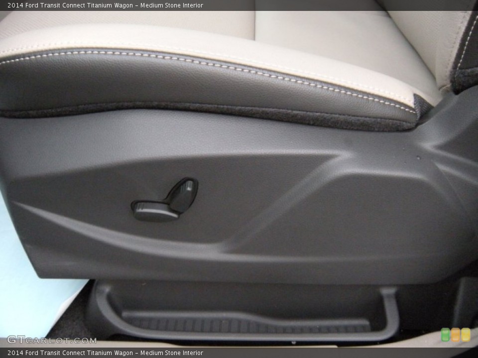 Medium Stone Interior Front Seat for the 2014 Ford Transit Connect Titanium Wagon #94748515