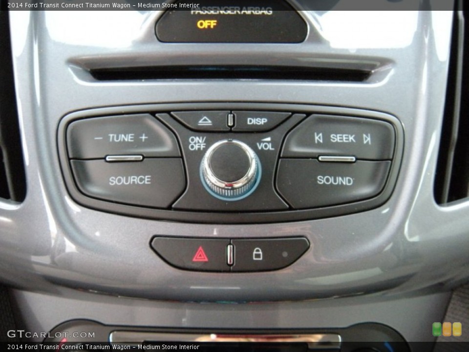 Medium Stone Interior Controls for the 2014 Ford Transit Connect Titanium Wagon #94748608