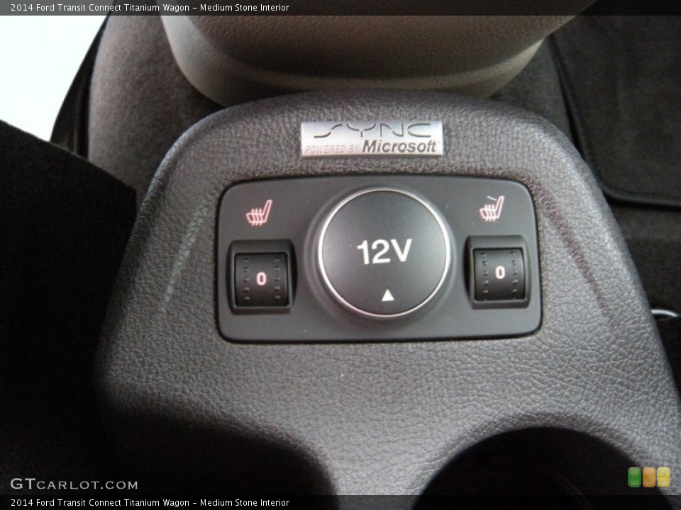 Medium Stone Interior Controls for the 2014 Ford Transit Connect Titanium Wagon #94748680
