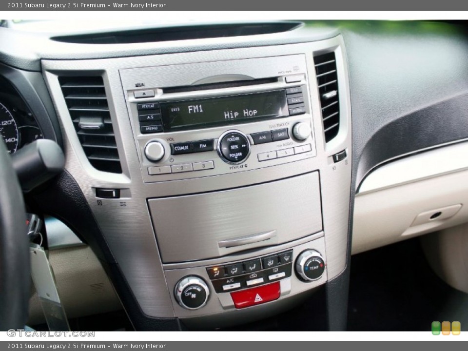 Warm Ivory Interior Controls for the 2011 Subaru Legacy 2.5i Premium #94751794