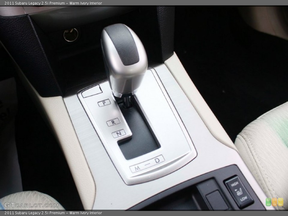 Warm Ivory Interior Transmission for the 2011 Subaru Legacy 2.5i Premium #94751842
