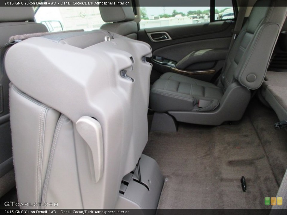 Denali Cocoa/Dark Atmosphere Interior Rear Seat for the 2015 GMC Yukon Denali 4WD #94752022