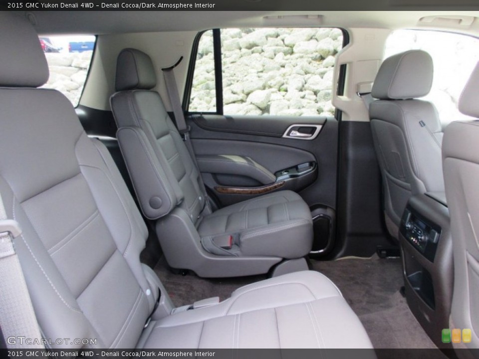 Denali Cocoa/Dark Atmosphere Interior Rear Seat for the 2015 GMC Yukon Denali 4WD #94752205