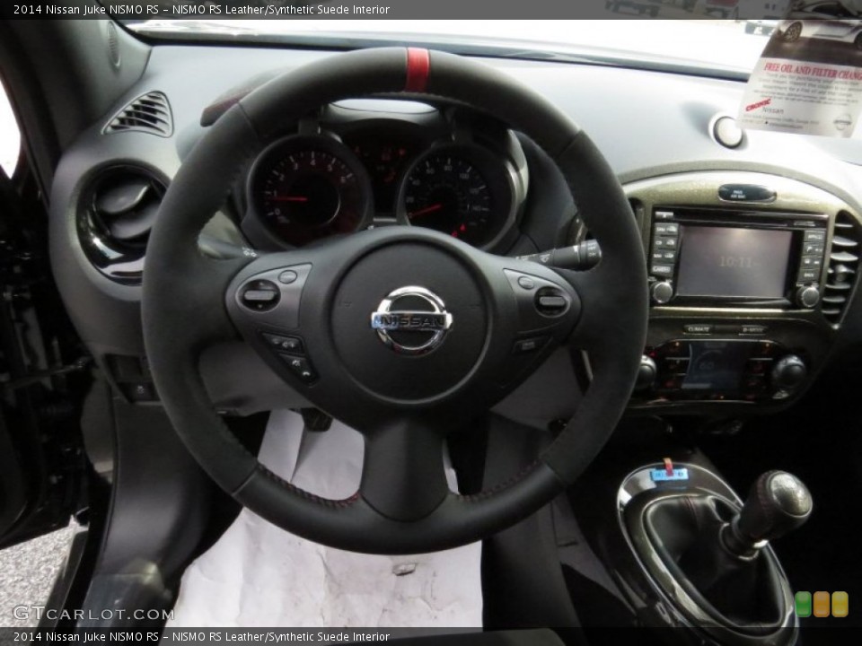 NISMO RS Leather/Synthetic Suede Interior Steering Wheel for the 2014 Nissan Juke NISMO RS #94752715