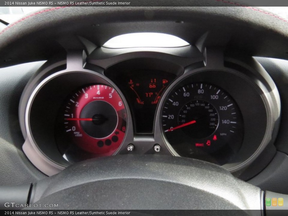 NISMO RS Leather/Synthetic Suede Interior Gauges for the 2014 Nissan Juke NISMO RS #94752763