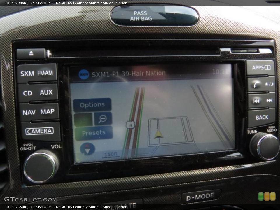 NISMO RS Leather/Synthetic Suede Interior Navigation for the 2014 Nissan Juke NISMO RS #94752784