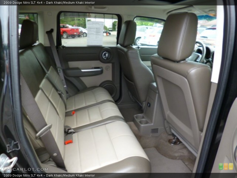 Dark Khaki/Medium Khaki Interior Rear Seat for the 2009 Dodge Nitro SLT 4x4 #94755091