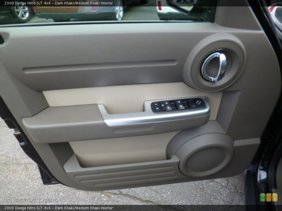 Dark Khaki/Medium Khaki Interior Door Panel for the 2009 Dodge Nitro SLT 4x4 #94755223