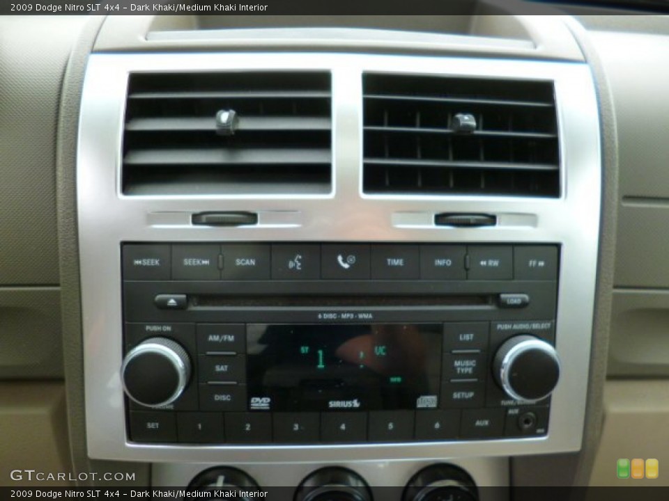 Dark Khaki/Medium Khaki Interior Controls for the 2009 Dodge Nitro SLT 4x4 #94755259