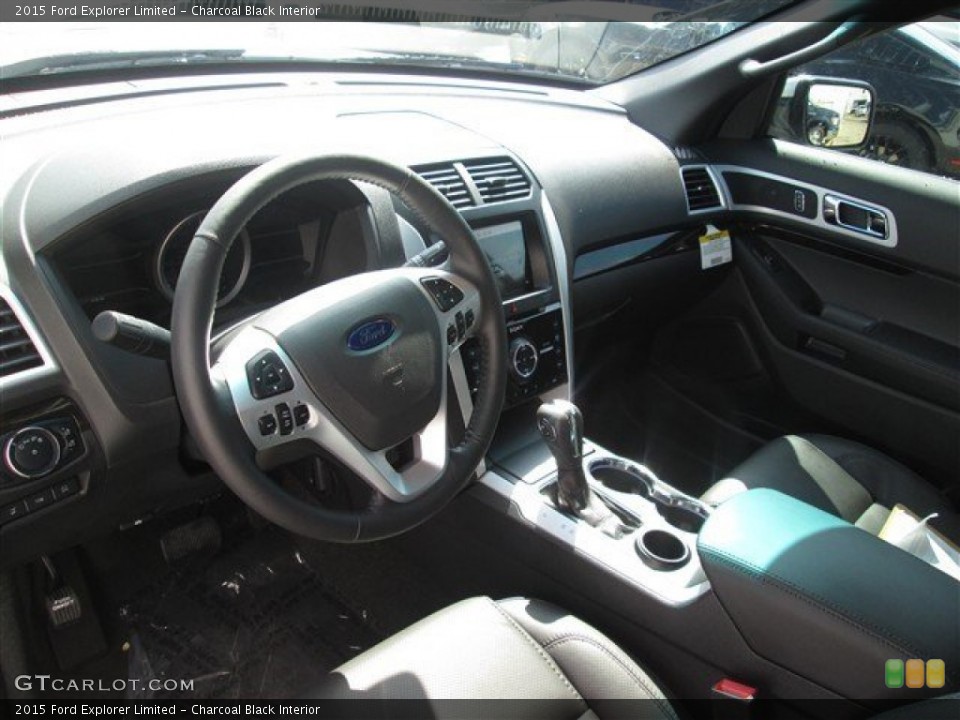 Charcoal Black Interior Prime Interior for the 2015 Ford Explorer Limited #94758419