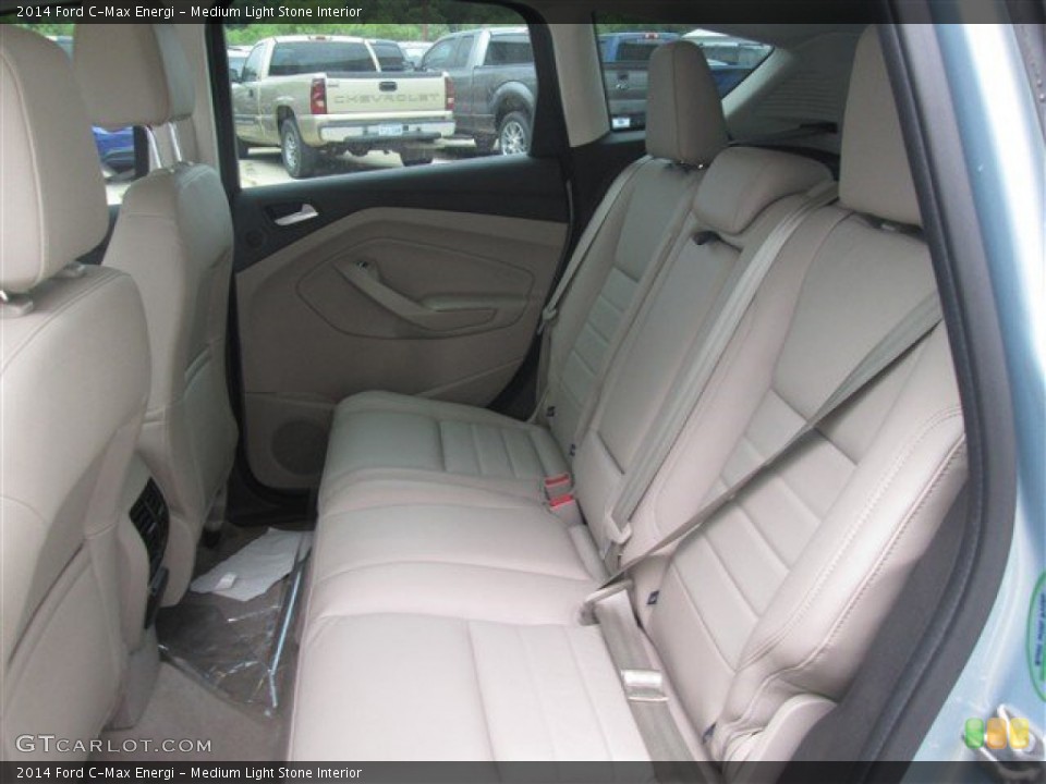 Medium Light Stone Interior Rear Seat for the 2014 Ford C-Max Energi #94760818