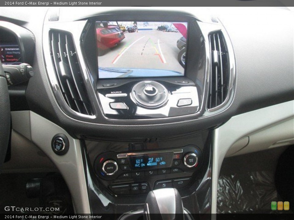 Medium Light Stone Interior Controls for the 2014 Ford C-Max Energi #94760830