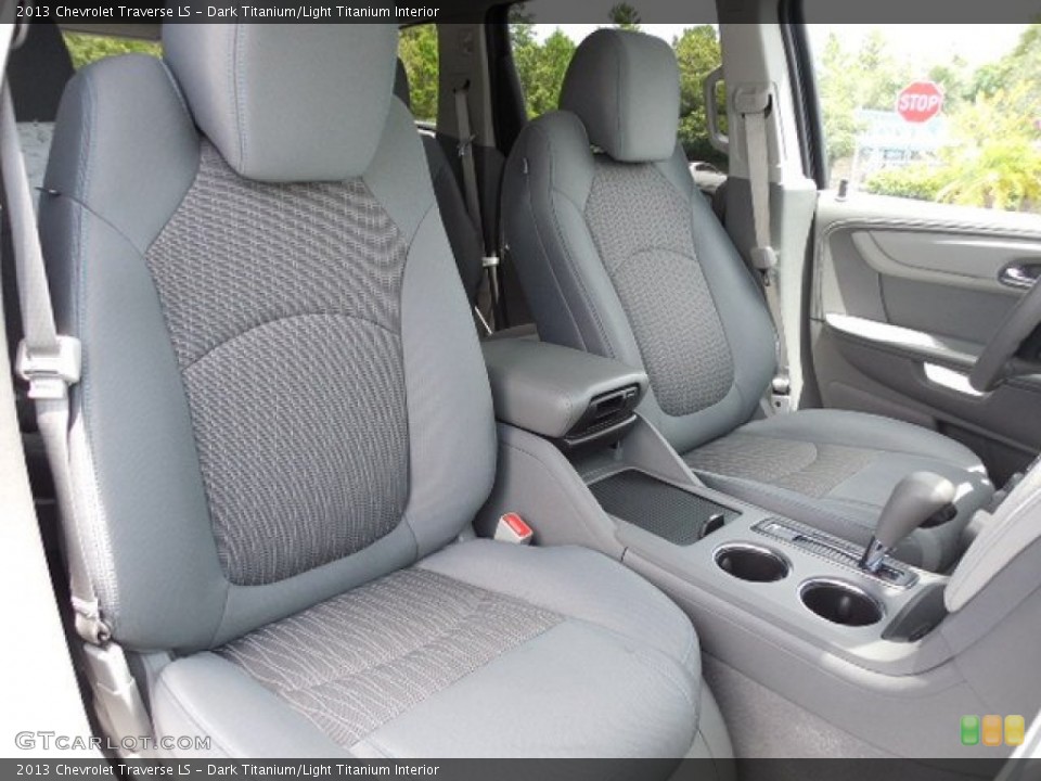 Dark Titanium/Light Titanium Interior Front Seat for the 2013 Chevrolet Traverse LS #94764013