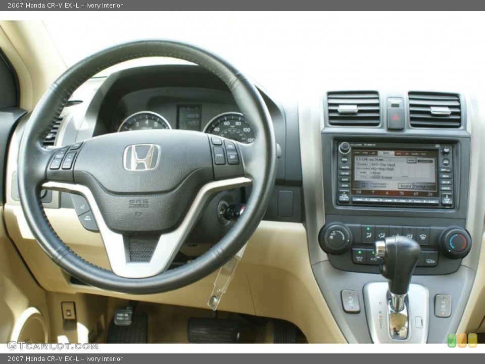 Ivory Interior Dashboard for the 2007 Honda CR-V EX-L #94764862