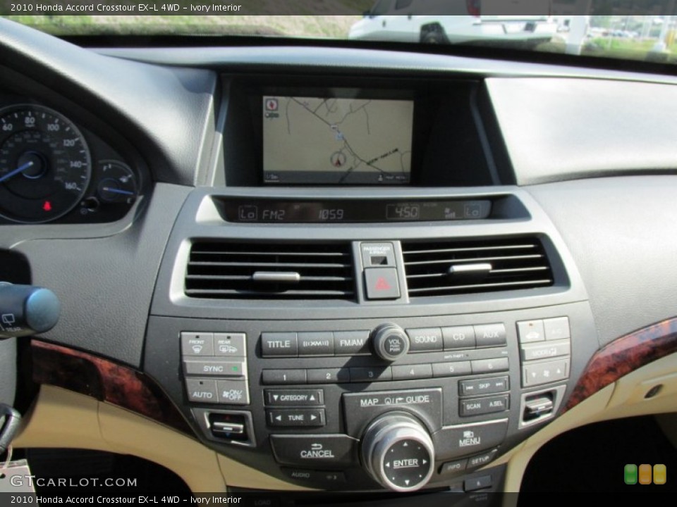 Ivory Interior Controls for the 2010 Honda Accord Crosstour EX-L 4WD #94766167