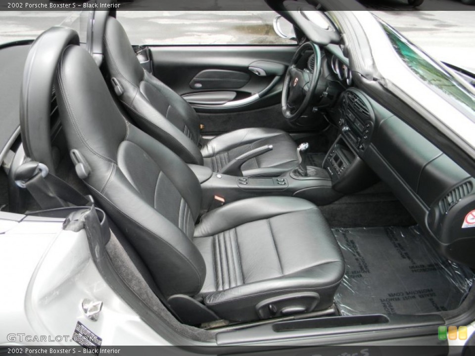 Black Interior Front Seat for the 2002 Porsche Boxster S #94767229