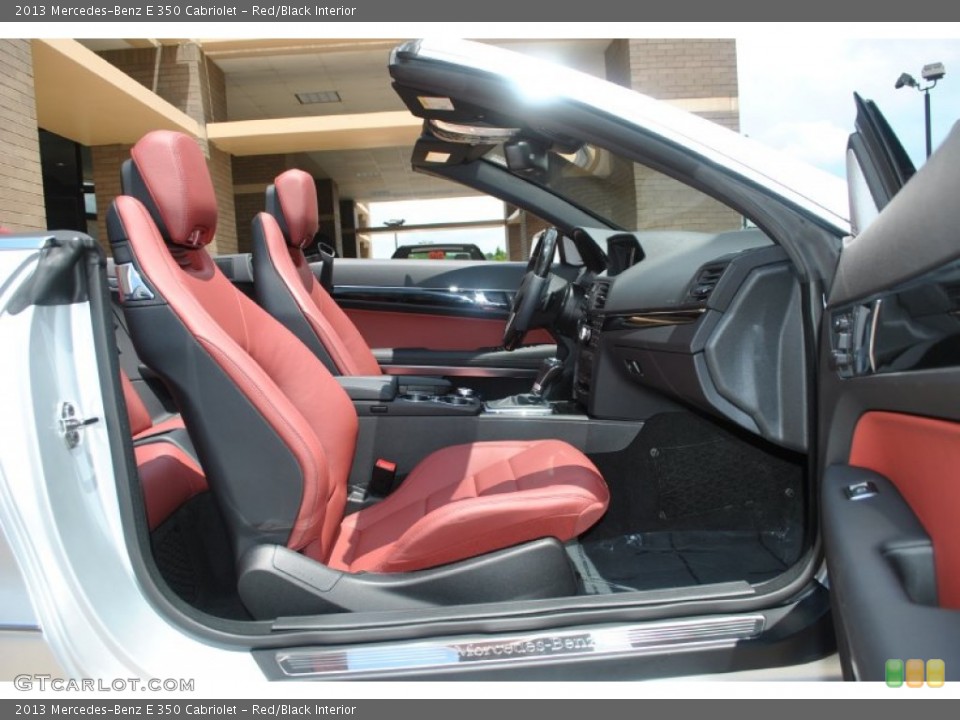 Red/Black Interior Front Seat for the 2013 Mercedes-Benz E 350 Cabriolet #94767712
