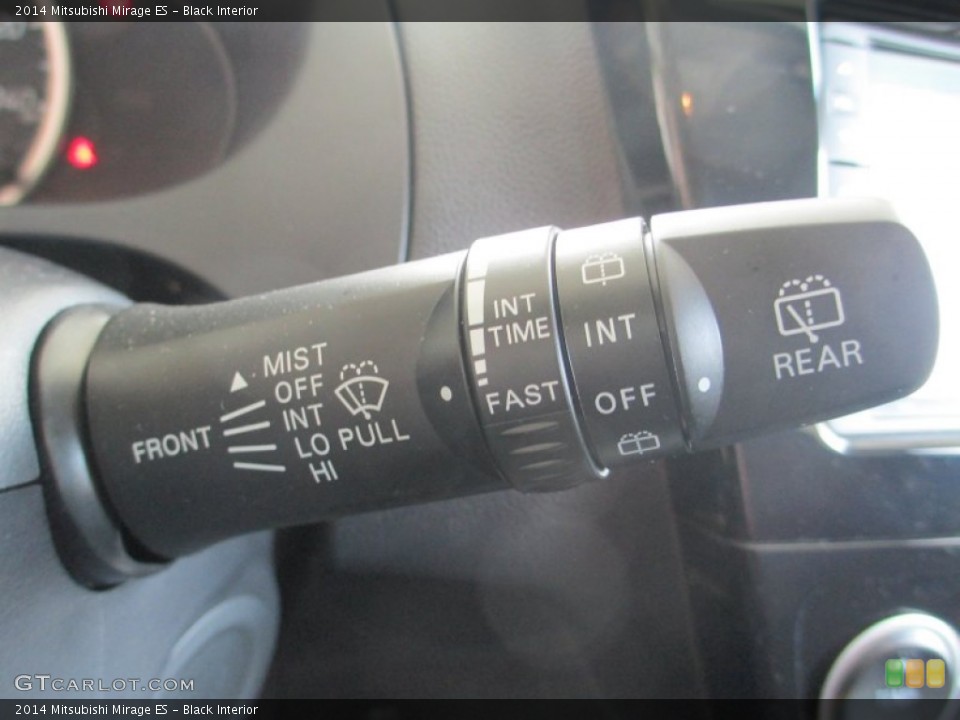 Black Interior Controls for the 2014 Mitsubishi Mirage ES #94769757