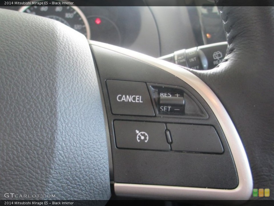 Black Interior Controls for the 2014 Mitsubishi Mirage ES #94769768