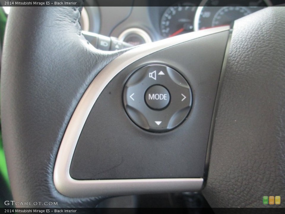 Black Interior Controls for the 2014 Mitsubishi Mirage ES #94769779