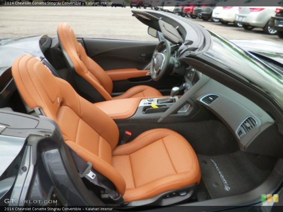 Kalahari Interior Front Seat for the 2014 Chevrolet Corvette Stingray Convertible #94779396