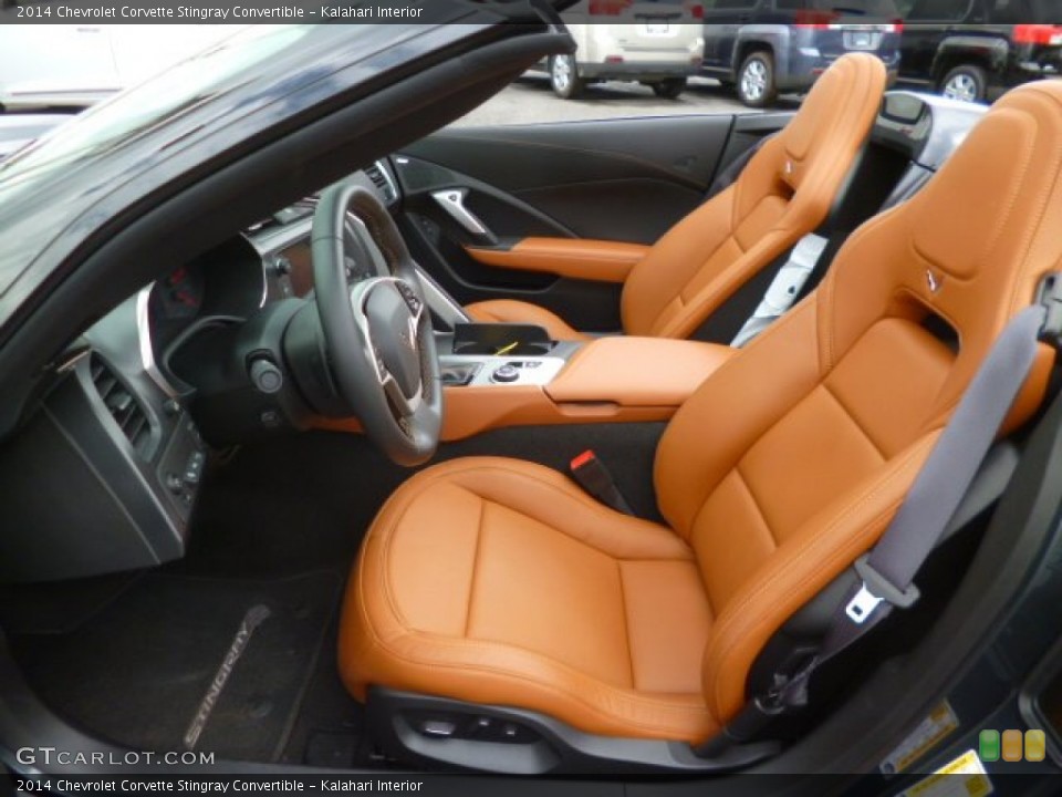 Kalahari Interior Front Seat for the 2014 Chevrolet Corvette Stingray Convertible #94779465