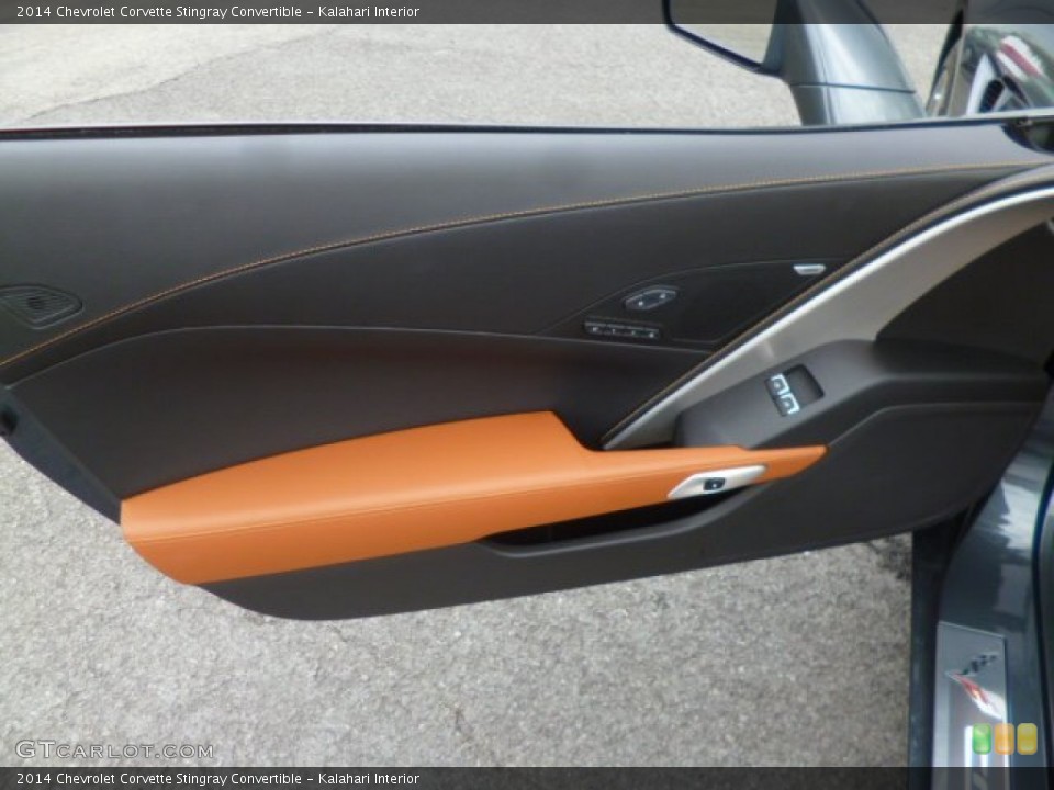 Kalahari Interior Door Panel for the 2014 Chevrolet Corvette Stingray Convertible #94779486