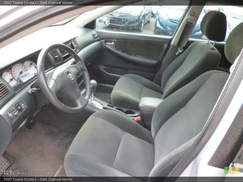 Dark Charcoal Interior Prime Interior For The 2007 Toyota