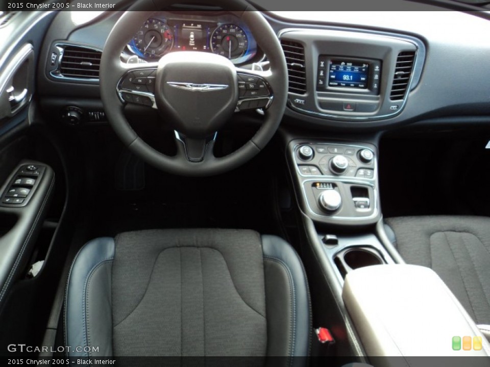 Black Interior Dashboard for the 2015 Chrysler 200 S #94780263