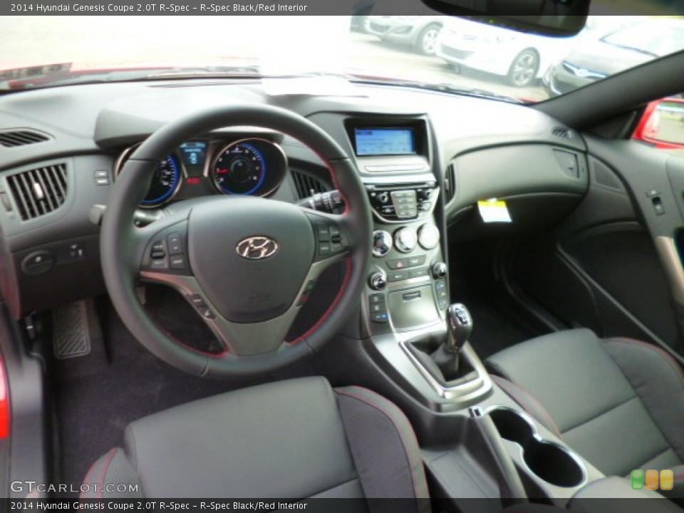 R-Spec Black/Red Interior Photo for the 2014 Hyundai Genesis Coupe 2.0T R-Spec #94781415