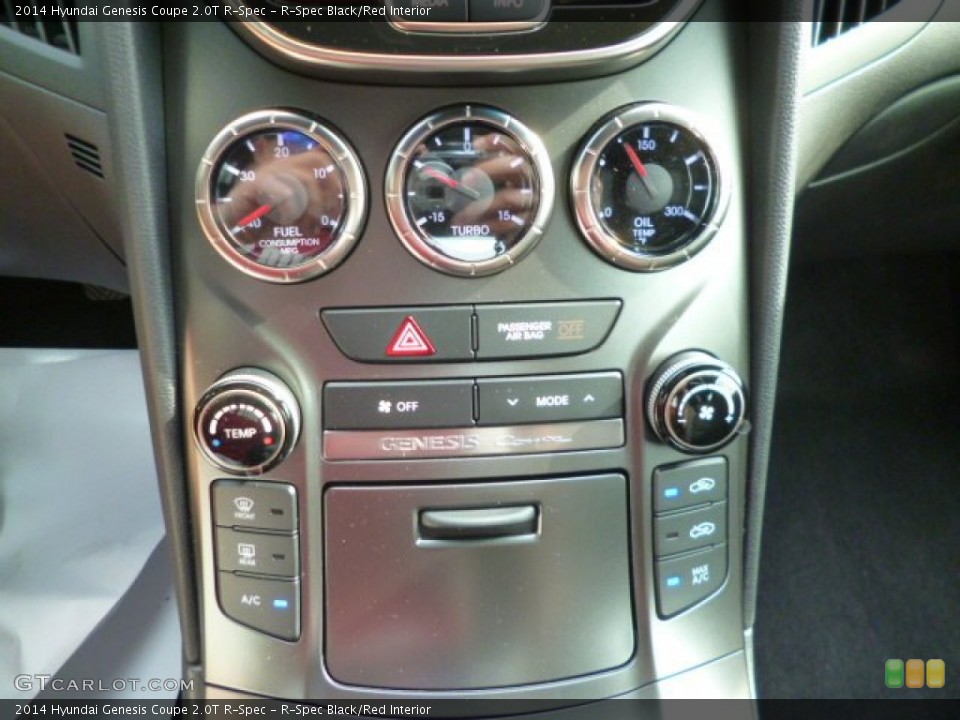 R-Spec Black/Red Interior Controls for the 2014 Hyundai Genesis Coupe 2.0T R-Spec #94781521