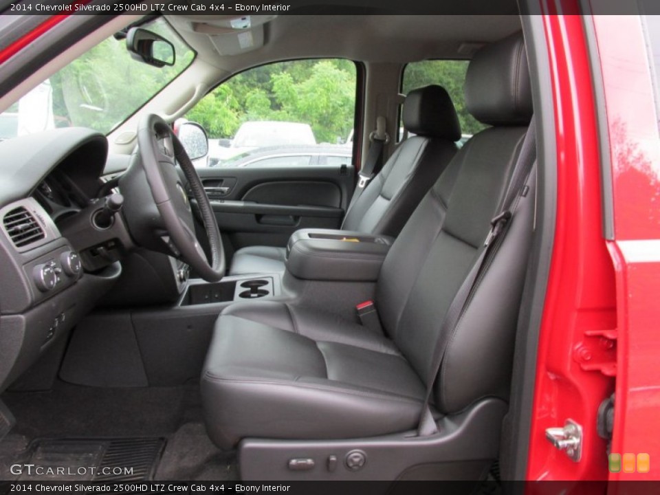 Ebony Interior Photo for the 2014 Chevrolet Silverado 2500HD LTZ Crew Cab 4x4 #94789098