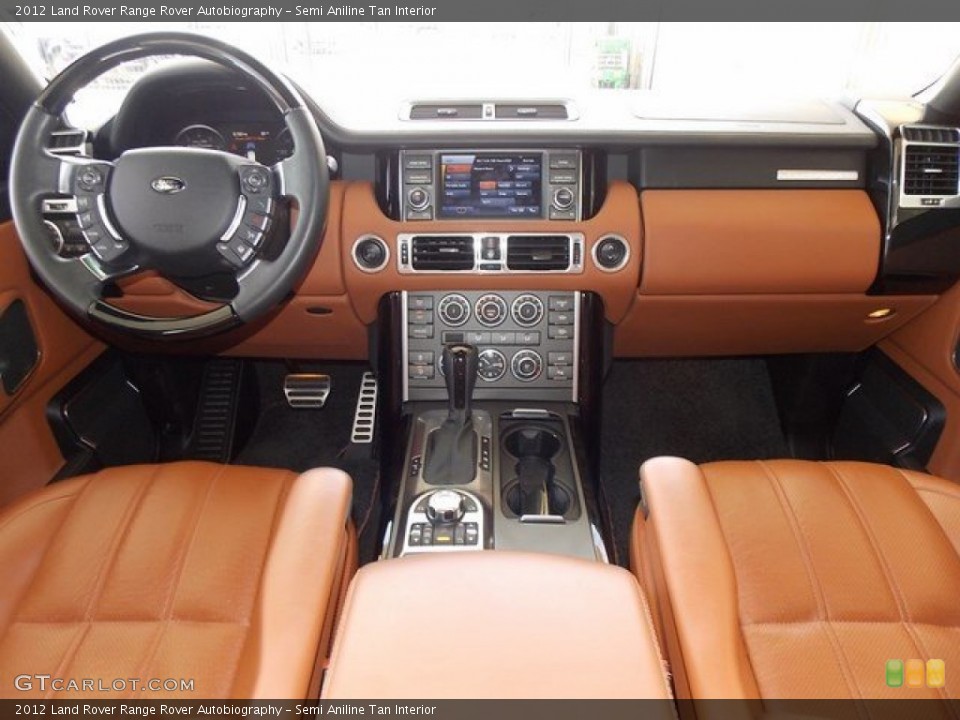 Semi Aniline Tan Interior Dashboard for the 2012 Land Rover Range Rover Autobiography #94791750