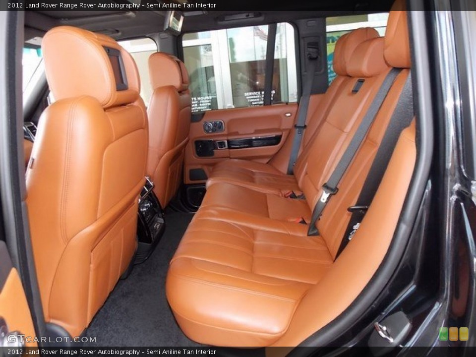 Semi Aniline Tan Interior Rear Seat for the 2012 Land Rover Range Rover Autobiography #94791771