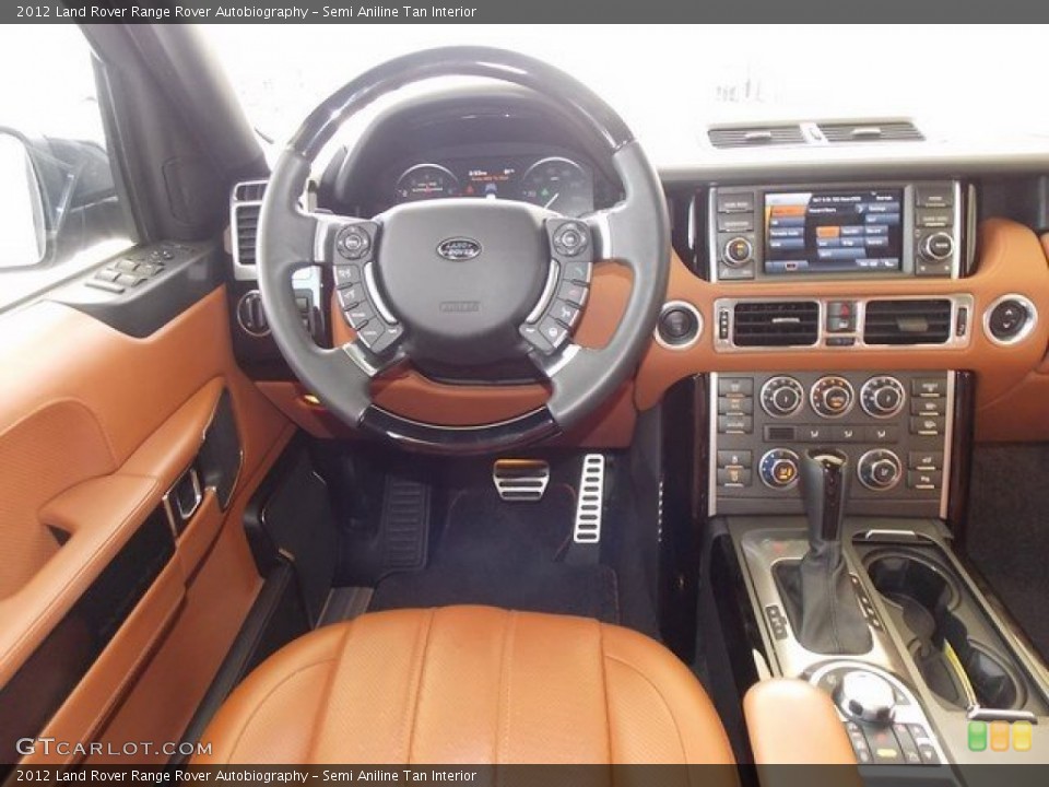 Semi Aniline Tan Interior Dashboard for the 2012 Land Rover Range Rover Autobiography #94791945