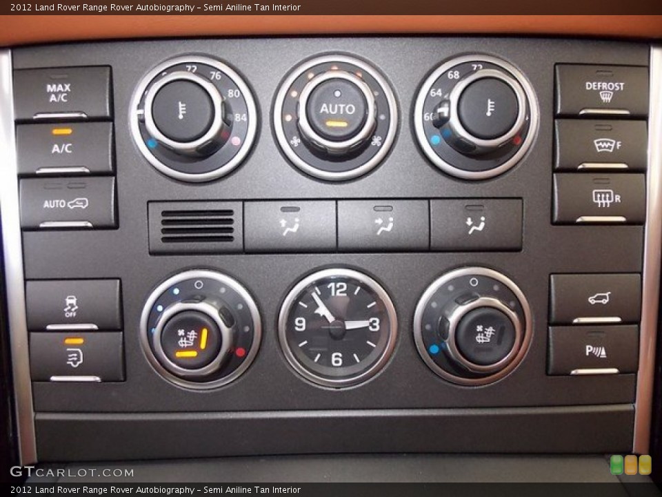 Semi Aniline Tan Interior Controls for the 2012 Land Rover Range Rover Autobiography #94792104