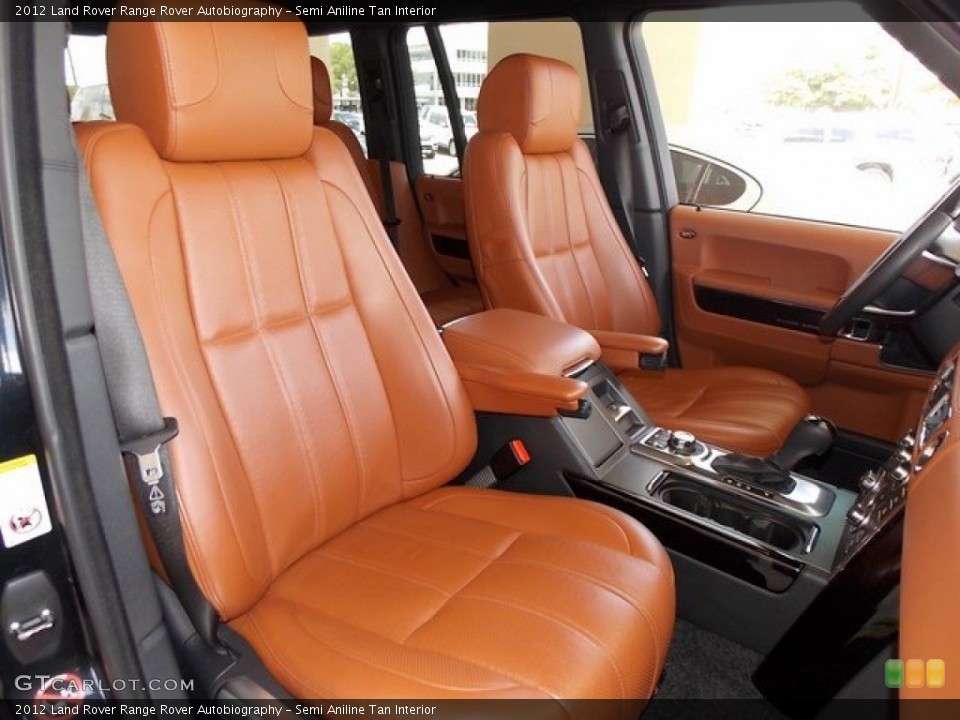 Semi Aniline Tan 2012 Land Rover Range Rover Interiors