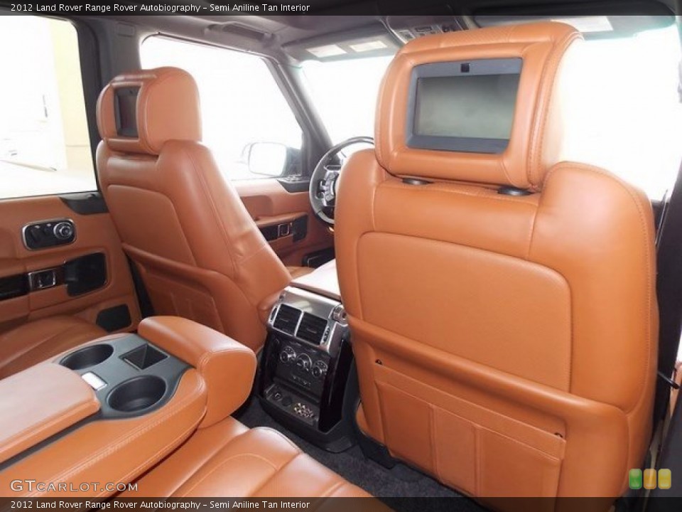 Semi Aniline Tan Interior Entertainment System for the 2012 Land Rover Range Rover Autobiography #94792257