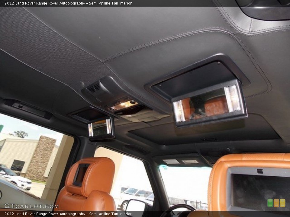 Semi Aniline Tan Interior Controls for the 2012 Land Rover Range Rover Autobiography #94792281