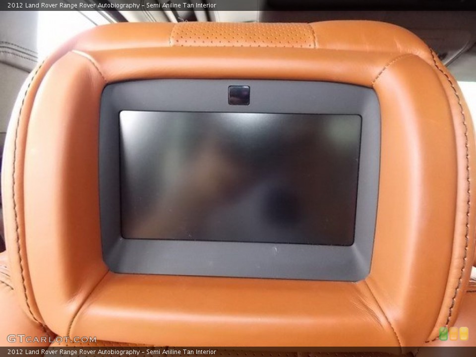 Semi Aniline Tan Interior Entertainment System for the 2012 Land Rover Range Rover Autobiography #94792323