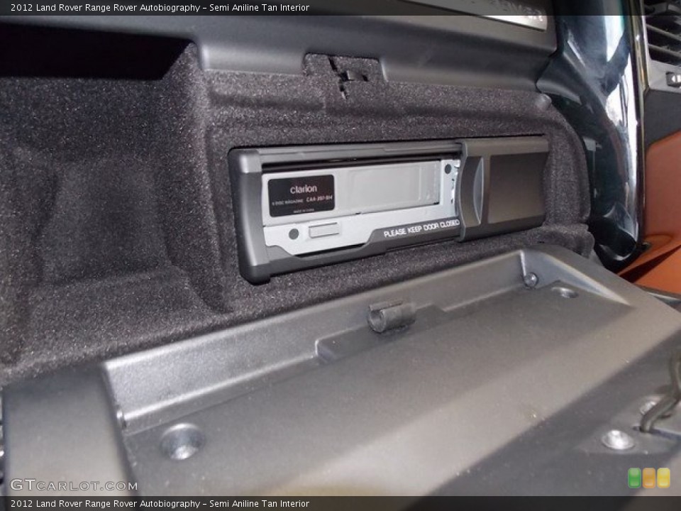 Semi Aniline Tan Interior Entertainment System for the 2012 Land Rover Range Rover Autobiography #94792395