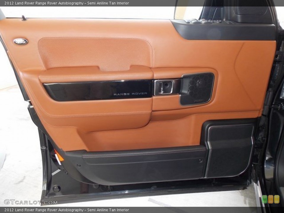 Semi Aniline Tan Interior Door Panel for the 2012 Land Rover Range Rover Autobiography #94792440