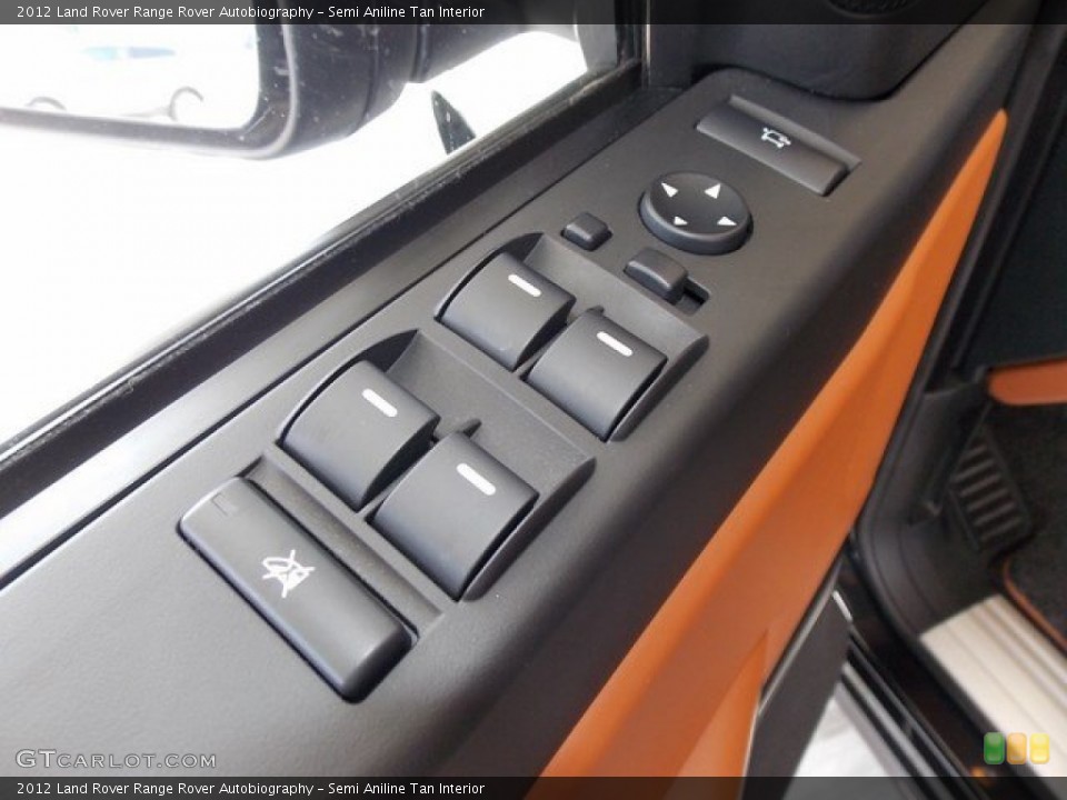 Semi Aniline Tan Interior Controls for the 2012 Land Rover Range Rover Autobiography #94792461