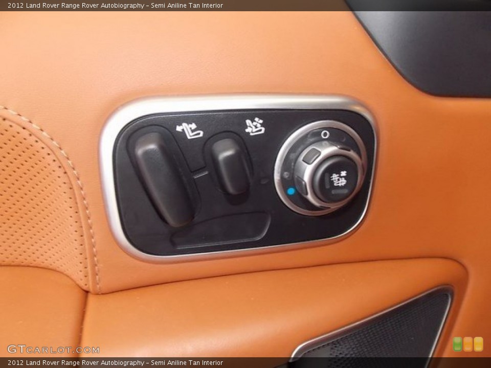 Semi Aniline Tan Interior Controls for the 2012 Land Rover Range Rover Autobiography #94792512
