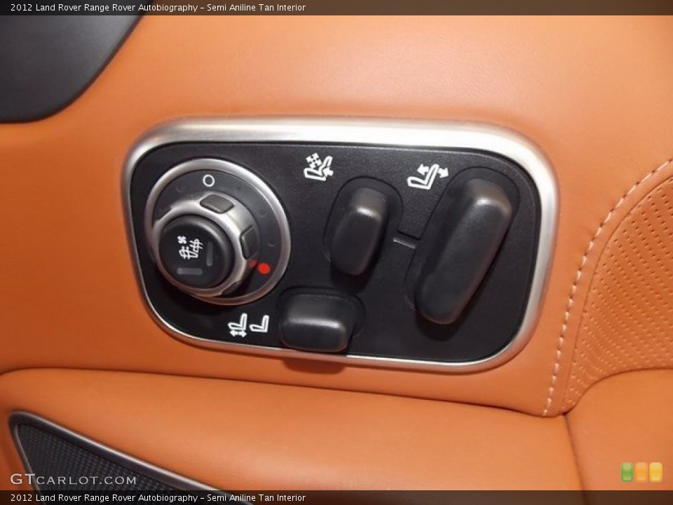 Semi Aniline Tan Interior Controls for the 2012 Land Rover Range Rover Autobiography #94792551