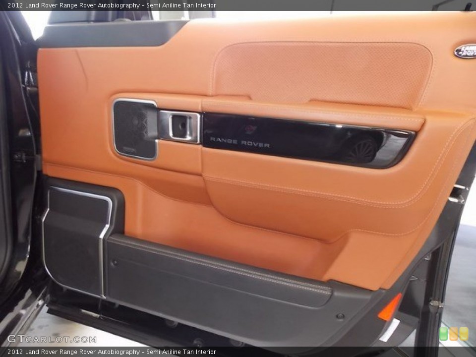 Semi Aniline Tan Interior Door Panel for the 2012 Land Rover Range Rover Autobiography #94792575