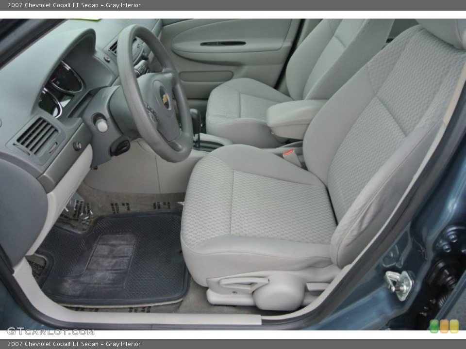 Gray Interior Front Seat for the 2007 Chevrolet Cobalt LT Sedan #94794579