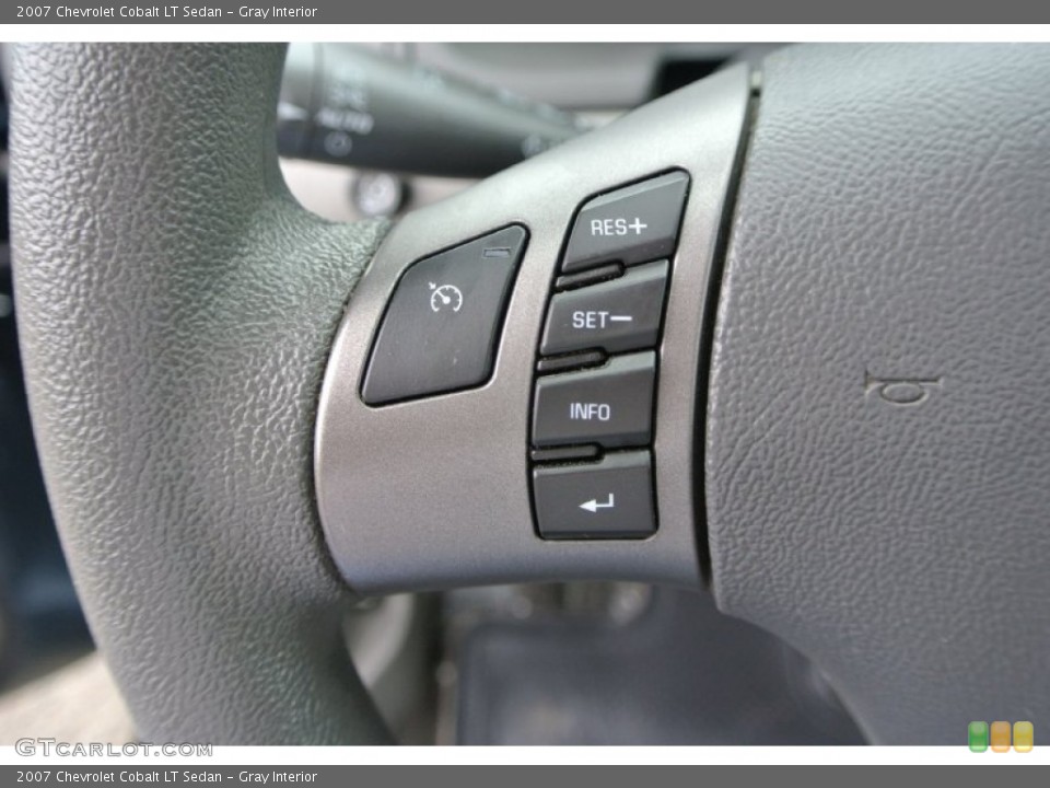 Gray Interior Controls for the 2007 Chevrolet Cobalt LT Sedan #94794705