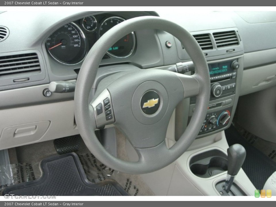 Gray Interior Steering Wheel for the 2007 Chevrolet Cobalt LT Sedan #94794933