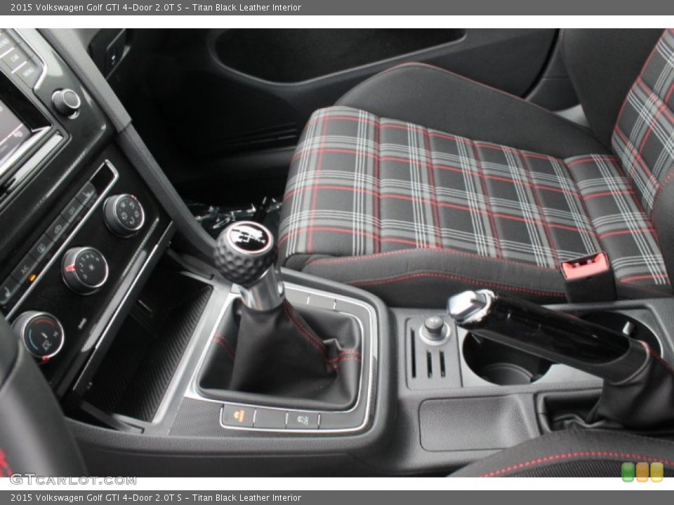 Titan Black Leather Interior Transmission for the 2015 Volkswagen Golf GTI 4-Door 2.0T S #94797381